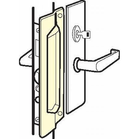 3 X 11 Latch Protector For Outswing Doors With EBF Fasteners